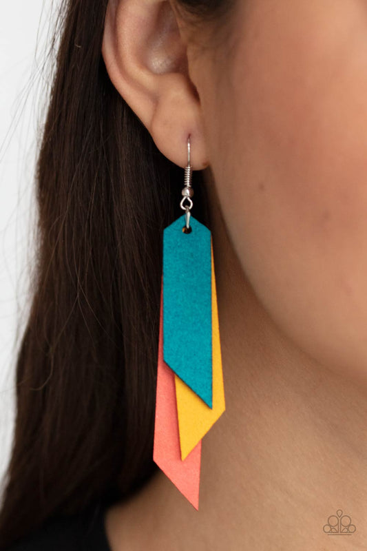 Suede Shade Multi Earrings