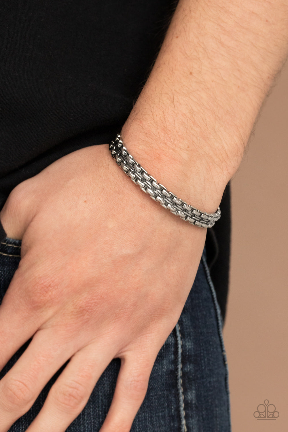 Full Rig Urban Silver Bracelet (Cuff)