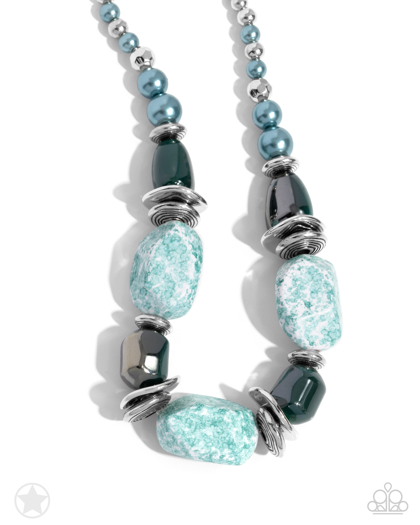 In Good Glazes Blue Necklace