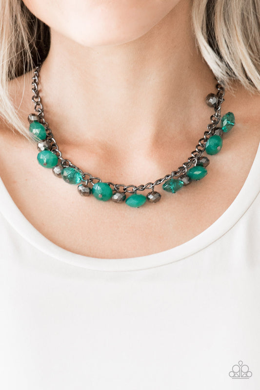 Runaway Rebel Green Necklace