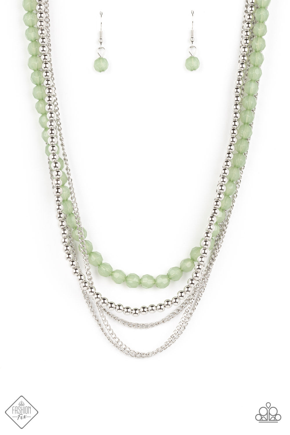 Boardwalk Babe Green Necklace