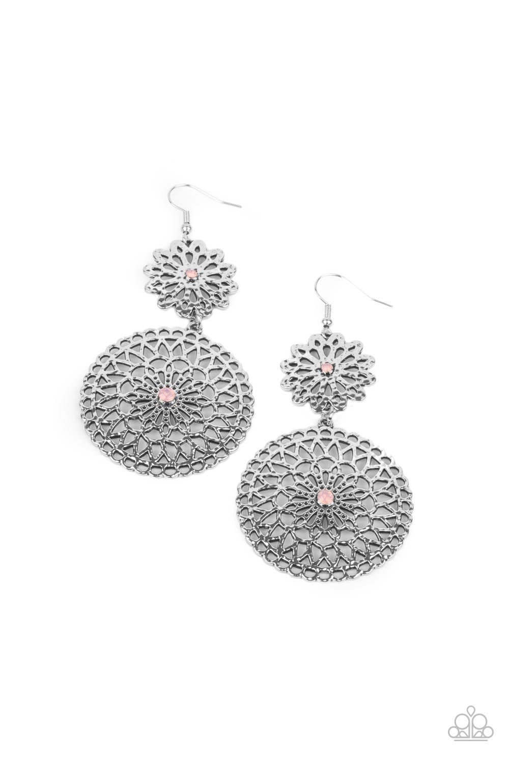 Garden Mantra Pink Earrings