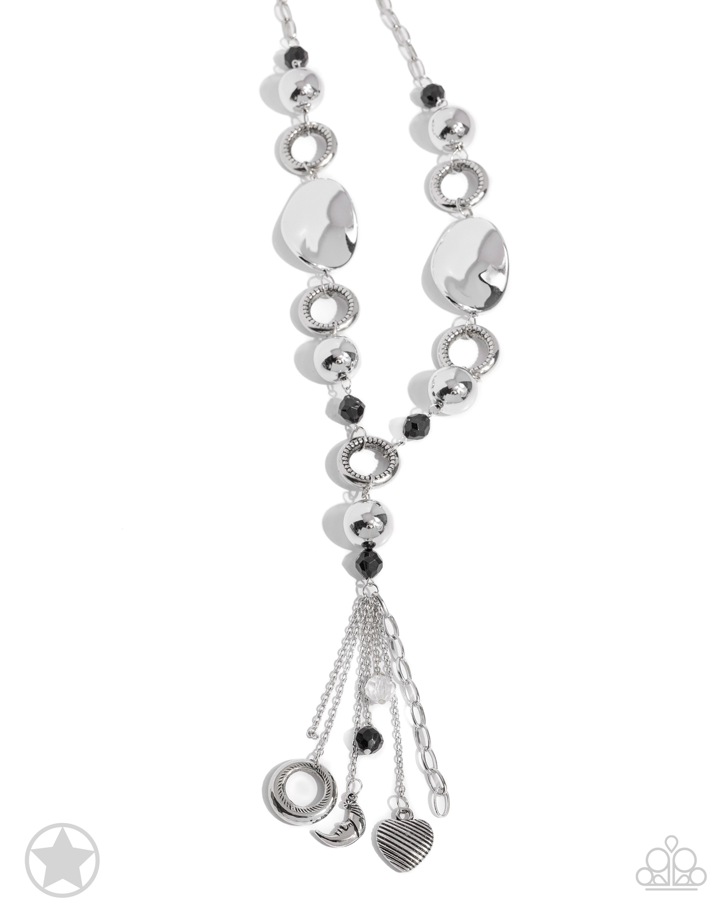 Total Eclipse Of the Heart Silver Necklace