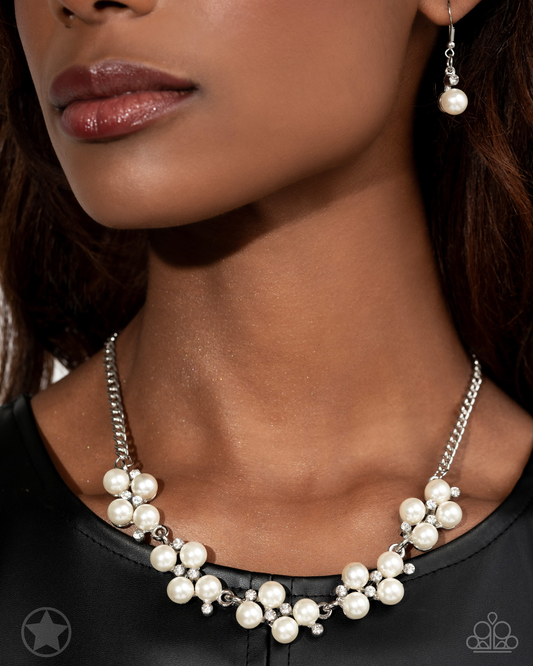 Love Story White Necklace