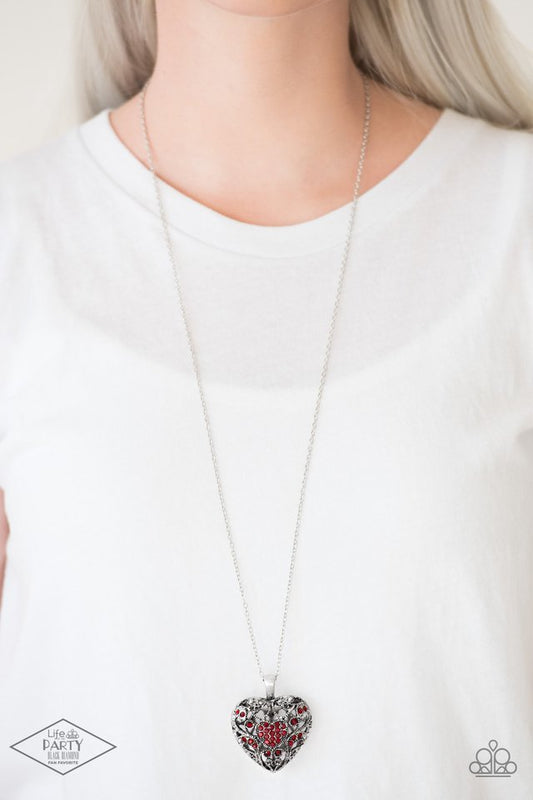 Heartless Heiress Red Necklace