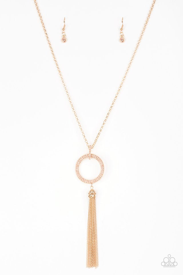 Straight To The Top Gold Necklace