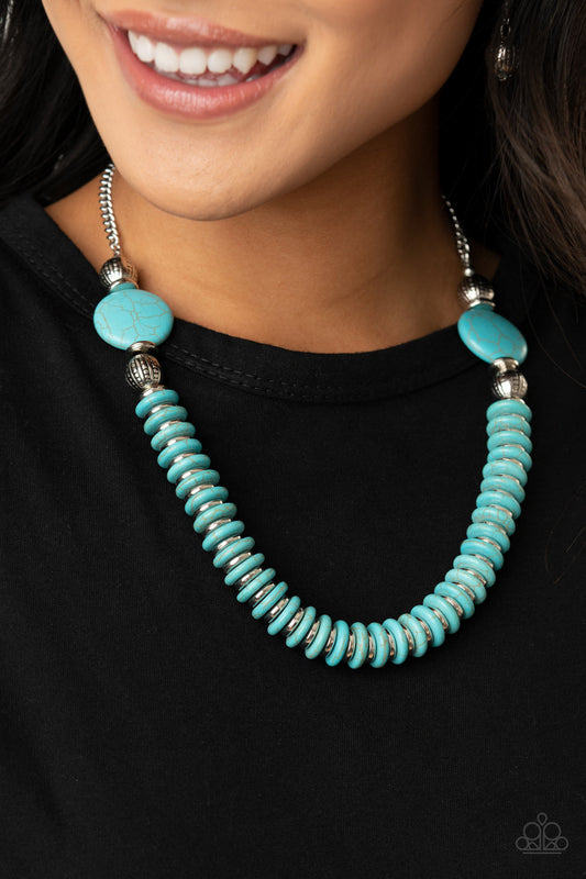 Desert Revival Blue Necklace