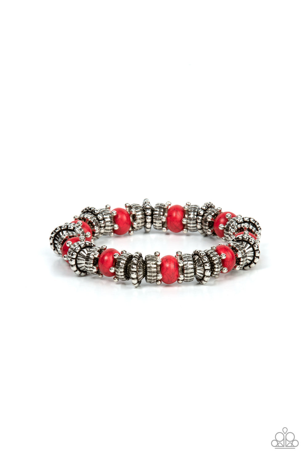 Canyon Crusher Red Bracelet (Stretchy)