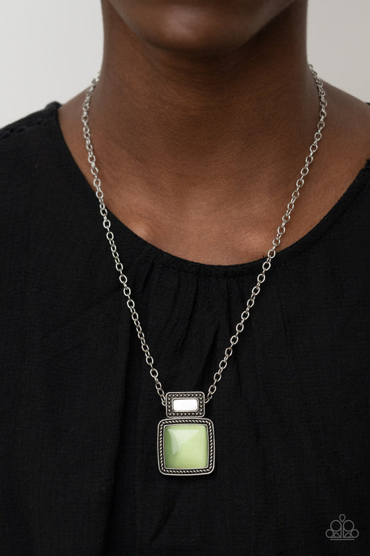 Ethereally Elemental Green Necklace