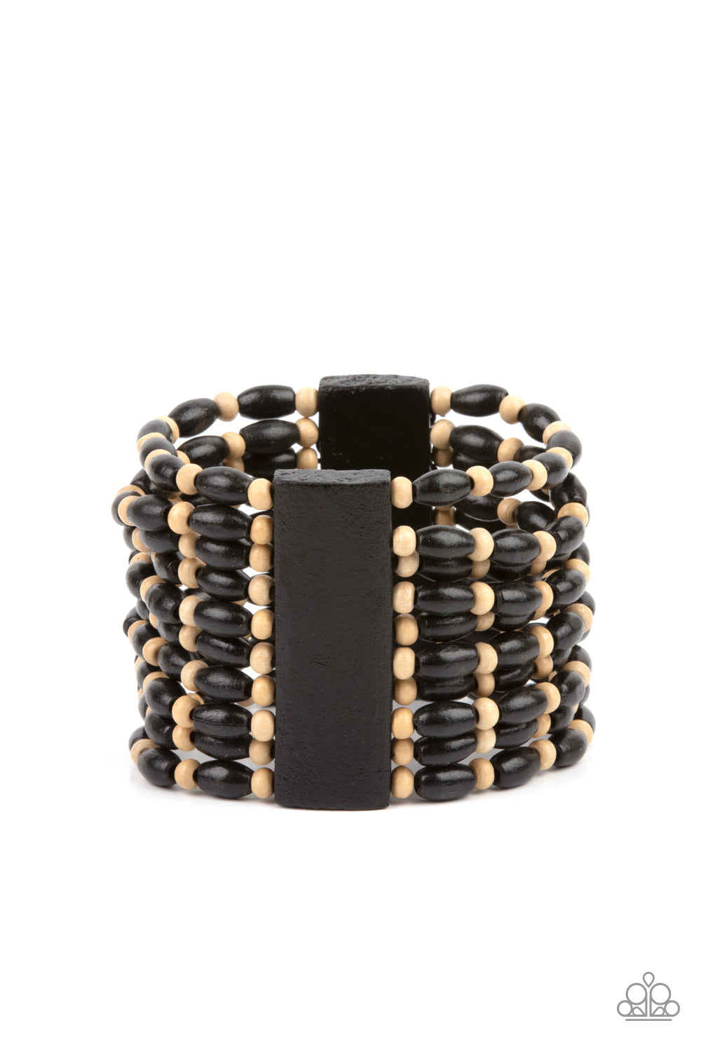 Cayman Carnival Black Urban Bracelet (Stretchy)