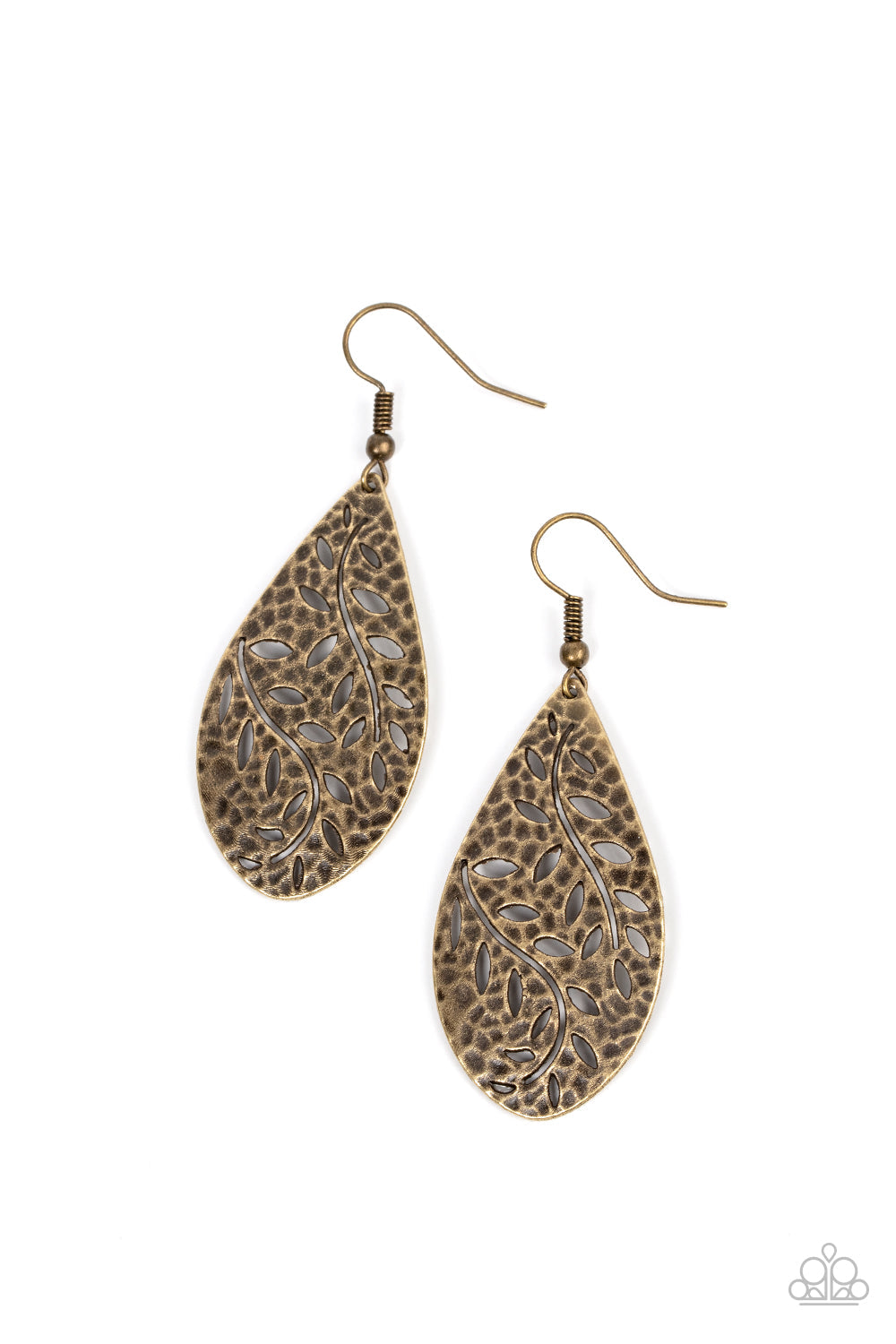 Vineyard Vanity Brass Earrings