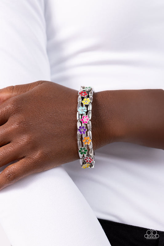 Scattered Springtime Multi Bracelet (Stretchy)