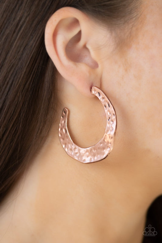 The HOOP Up Copper Earrings (Hoops)