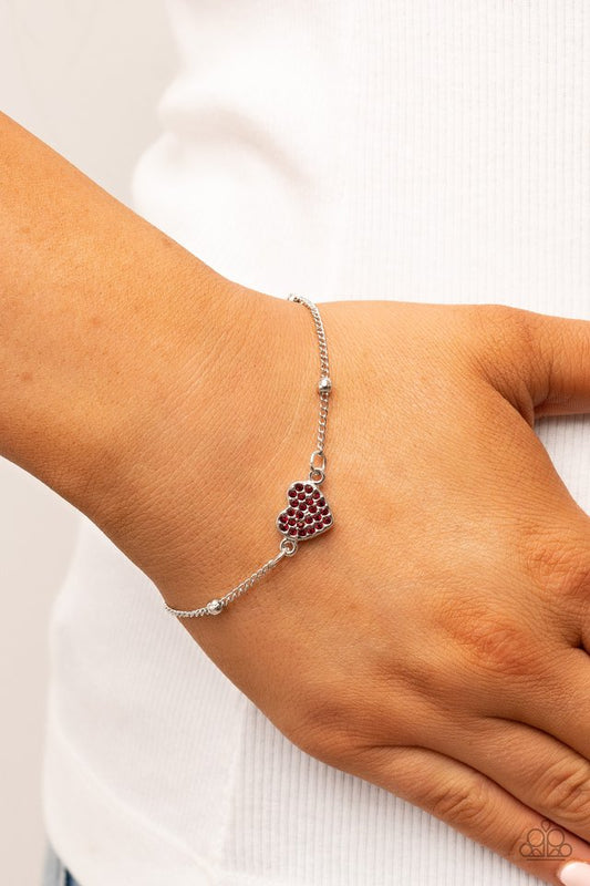 Heartachingly Adorable Red Bracelet (Clasp)