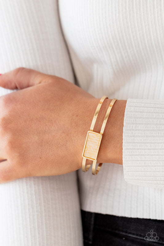 Remarkably Cute Gold Bracelet (Cuff)