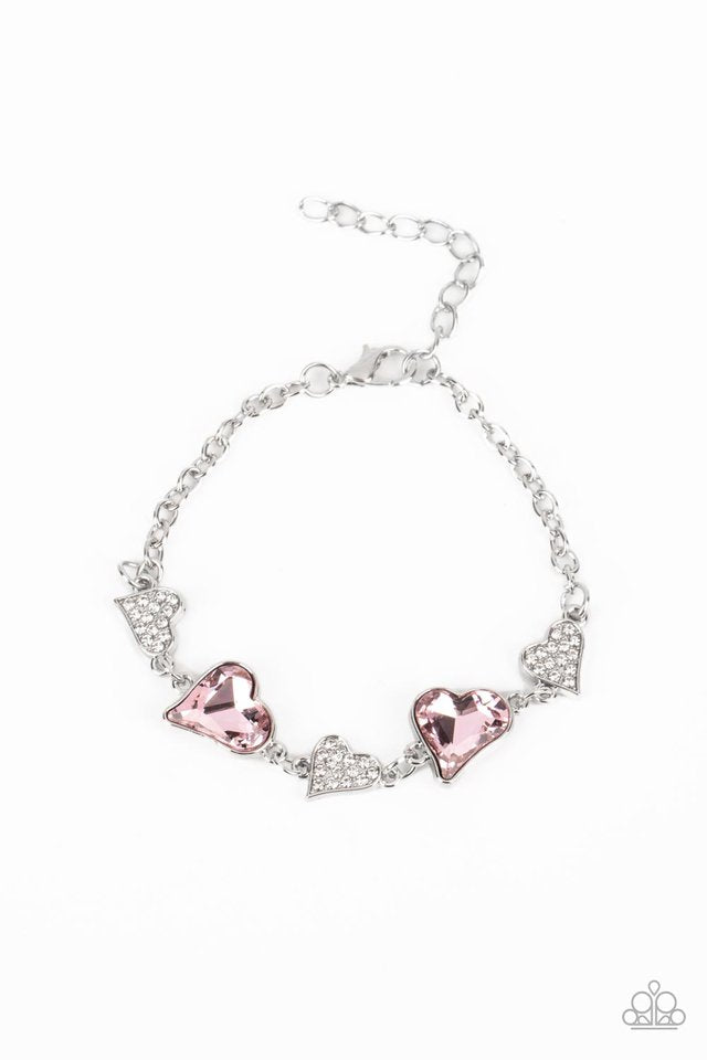 Cluelessly Crushing Pink Bracelet (Clasp)