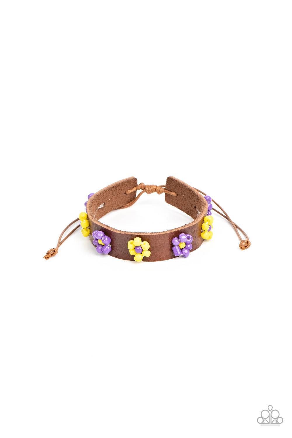 Flowery Frontier Purple Urban Bracelet (Pull Cord)