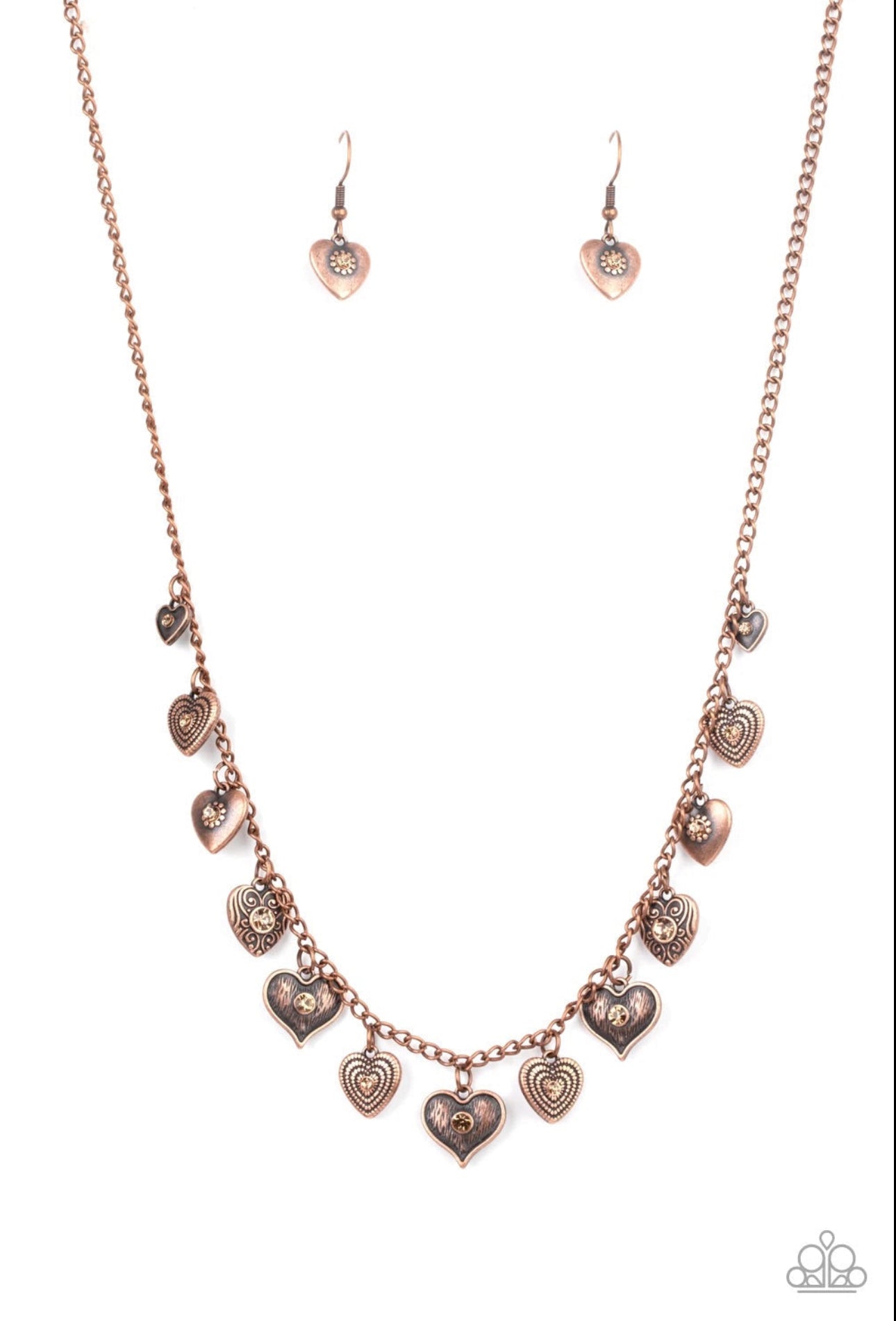 Lovely Lockets Copper Necklace