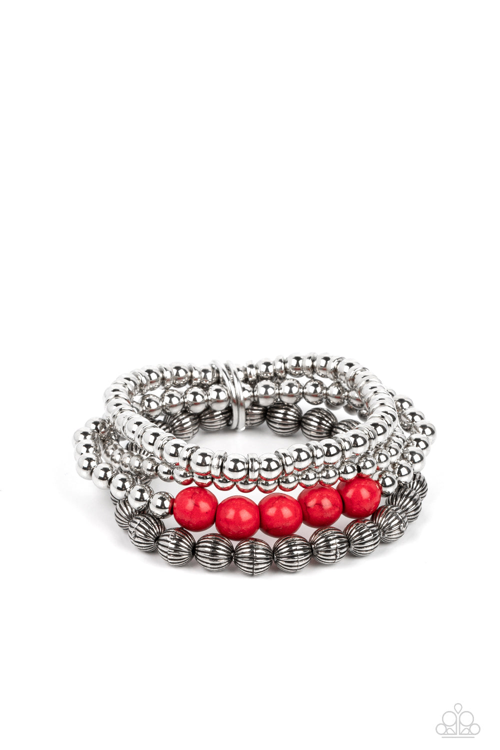 Wildland Wanderer Red Bracelet (Stretchy)