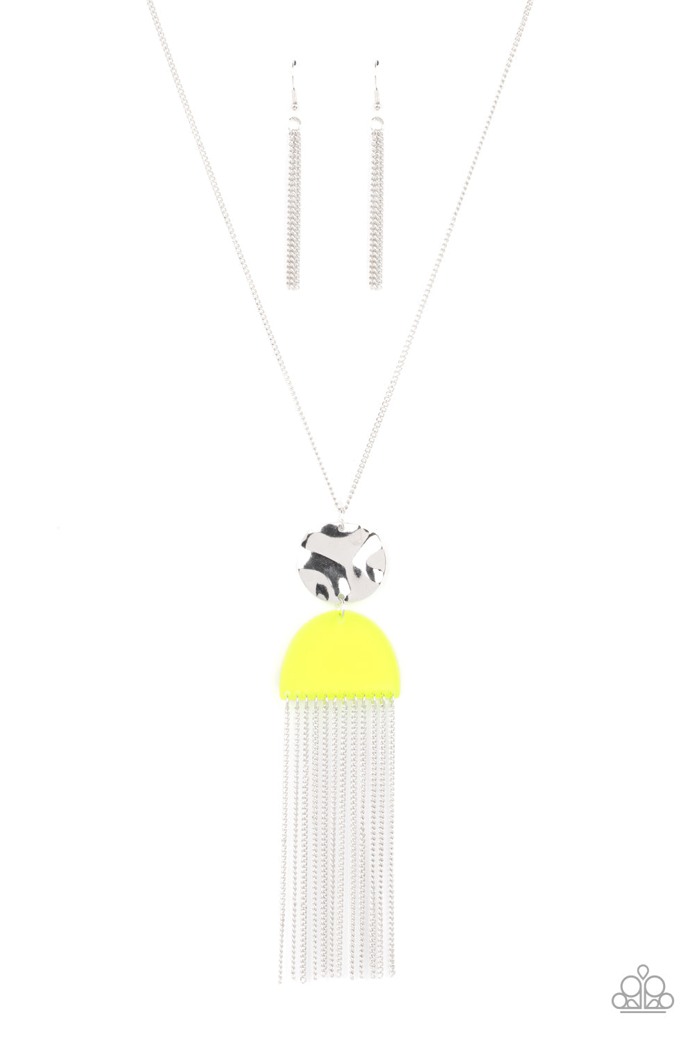 Color Me  Neon Yellow Necklace