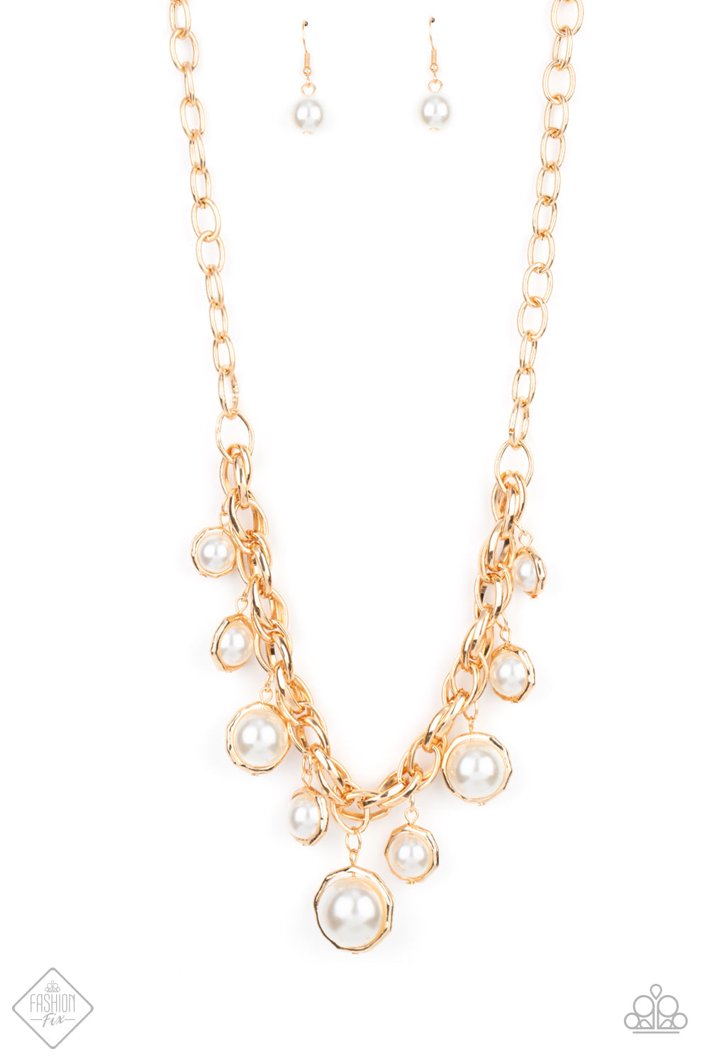 Revolving Refinement Gold Necklace