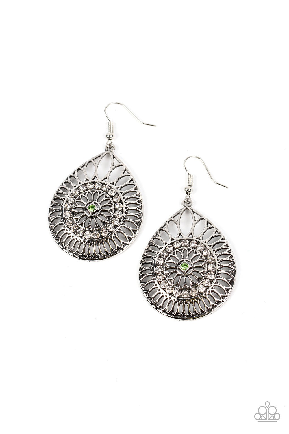 Summer Sojourn Green Earrings