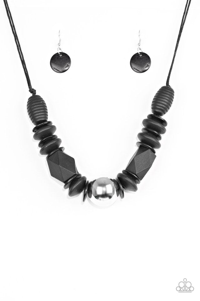 Grand Turks Getaway Black Urban Necklace (Toggle)