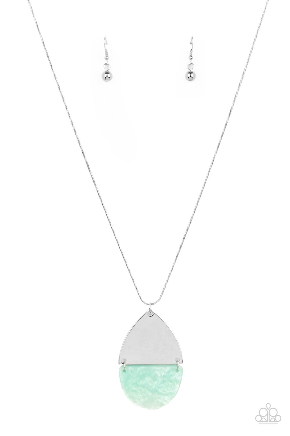 Rainbow Shore Blue Necklace