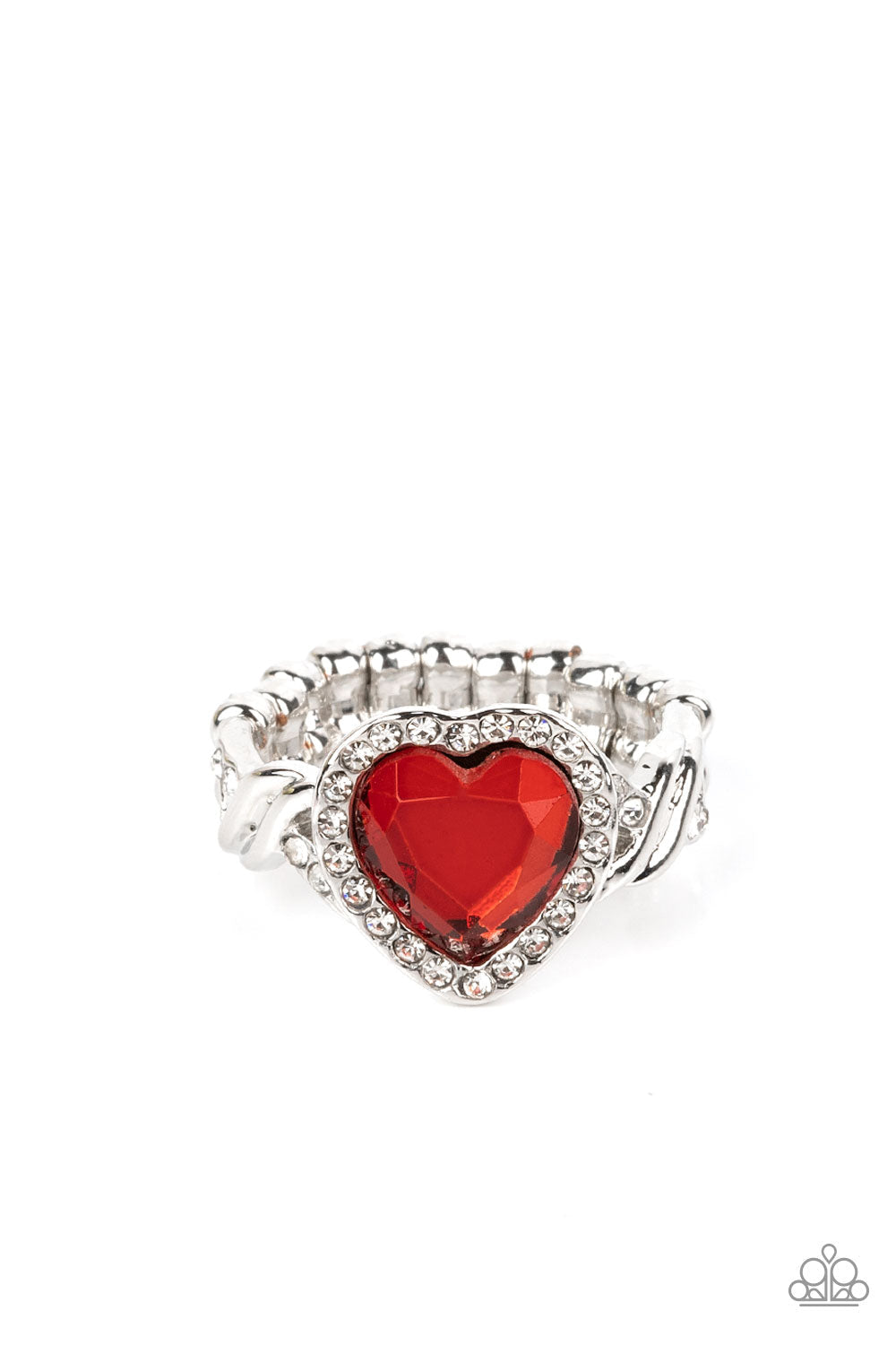 Committed to Cupid Red Ring