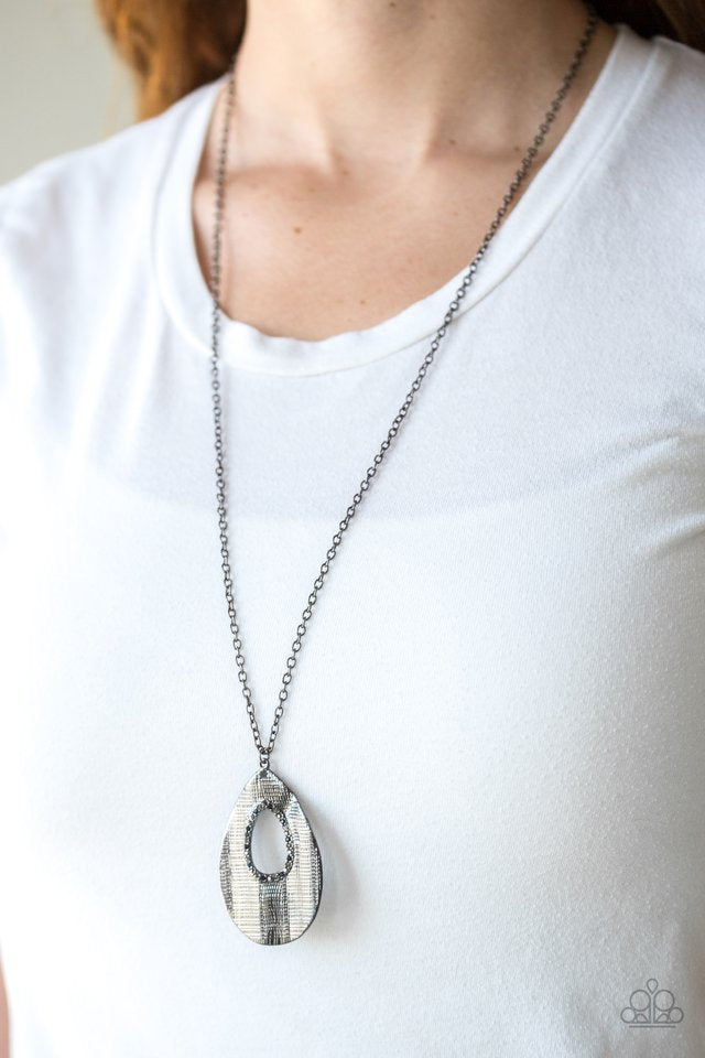 Stop, TEARDROP, and Roll Multi Necklace