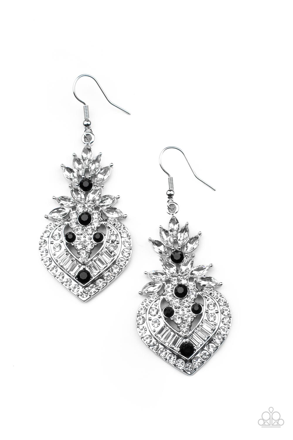 Royal Hustle Black Earrings