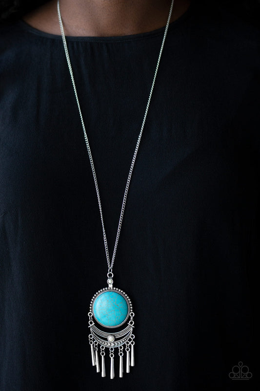 Rural Rustler Blue Necklace