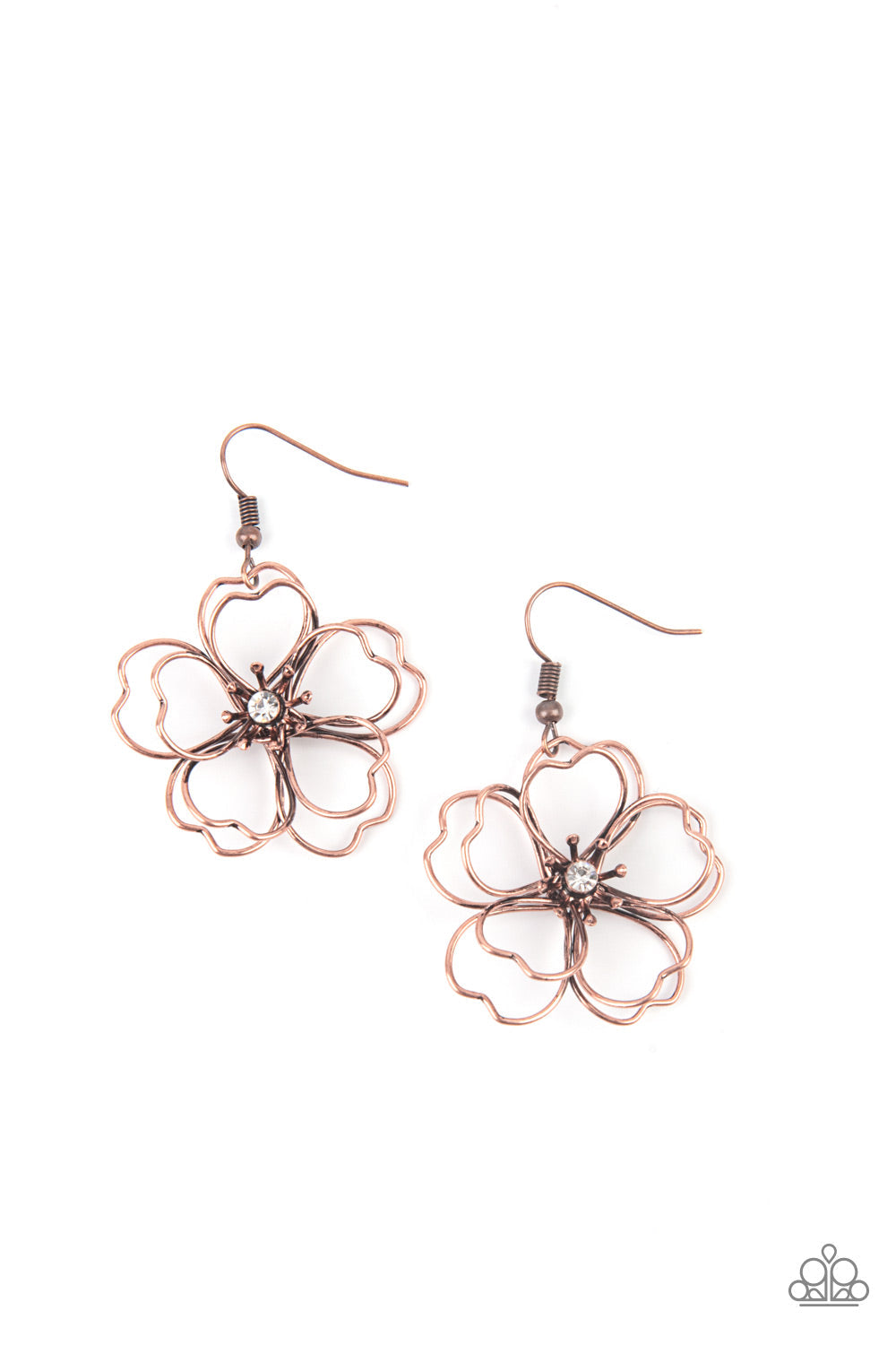 Petal Power Brass Earrings