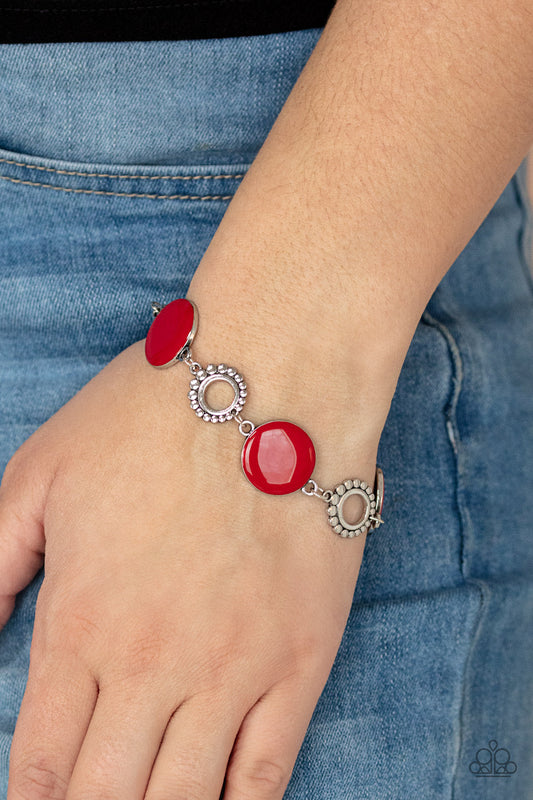 Garden Regalia Red Bracelet (Clasp)