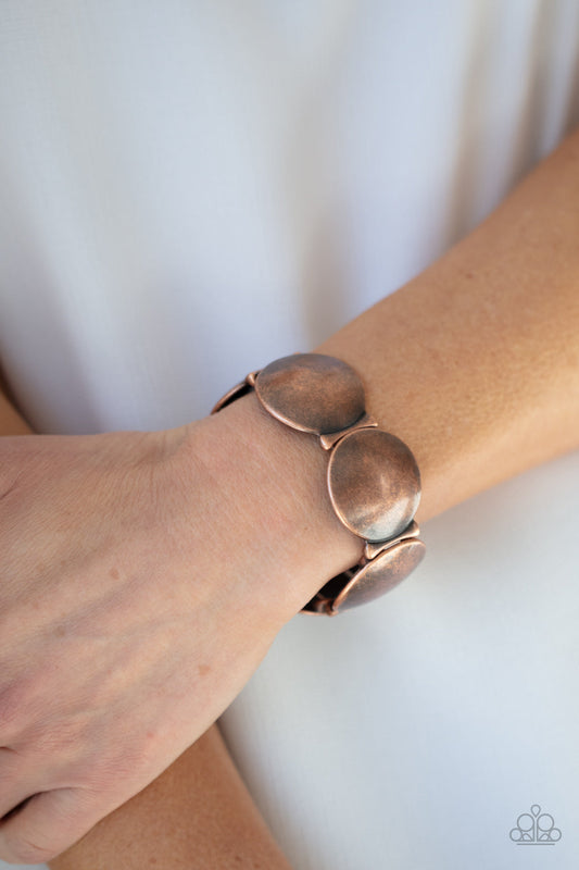 Going, Going, GONG! Copper Bracelet (Stretchy)