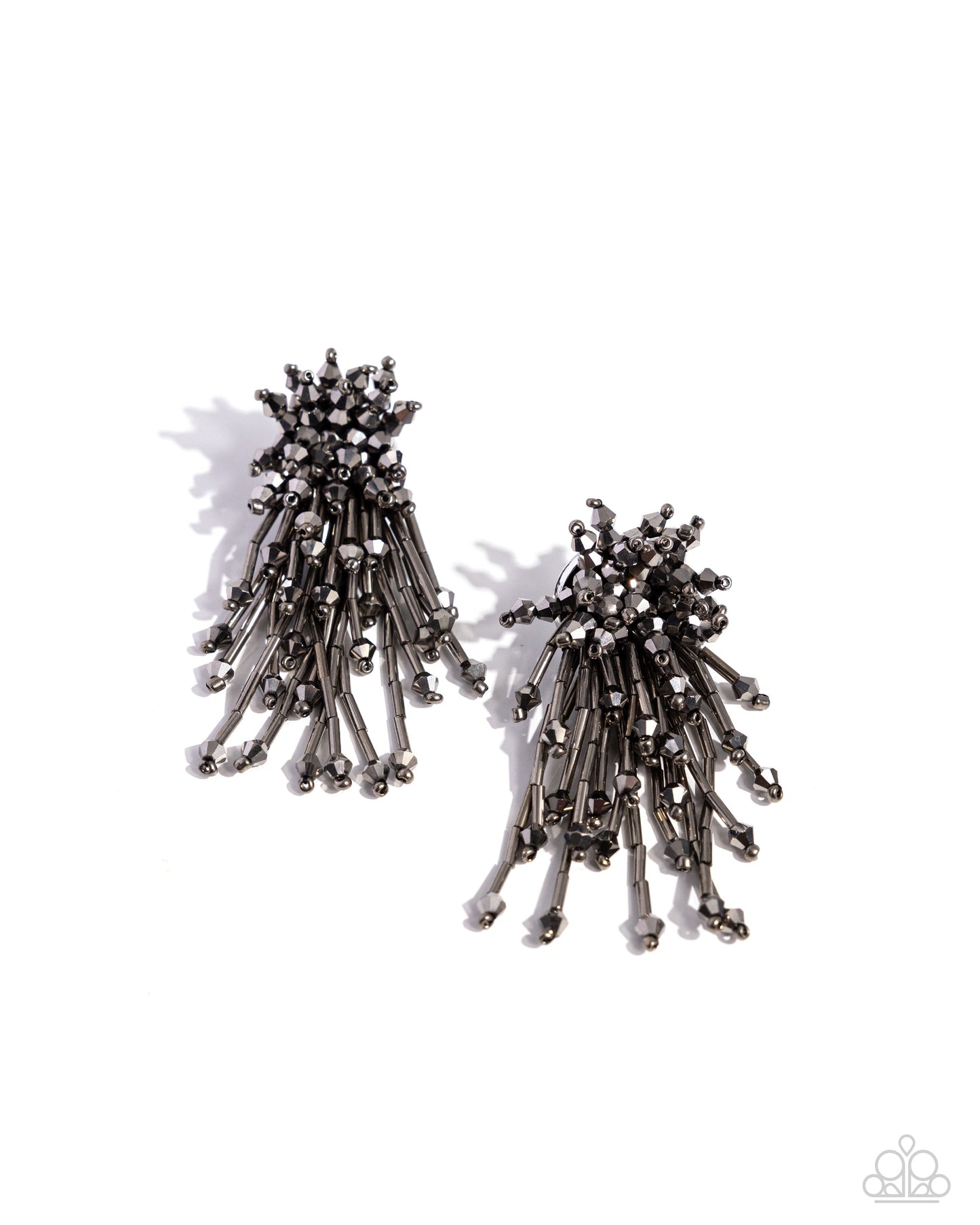 Congratulatory Charm Silver Earrings (Post Back)