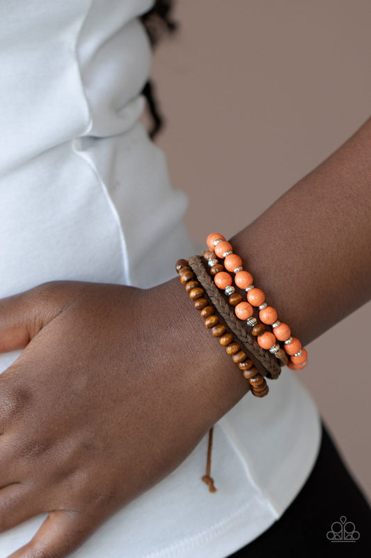 Renewable Energy Urban Orange Bracelet (Pull Cord)