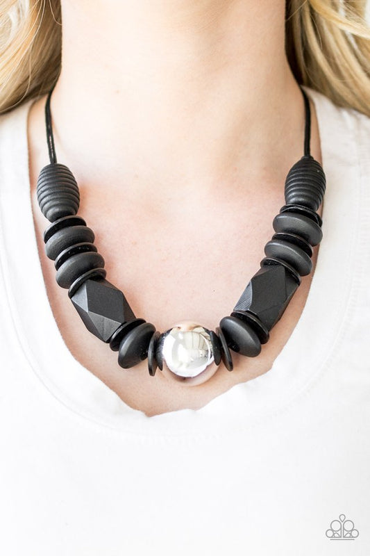 Grand Turks Getaway Black Urban Necklace (Toggle)