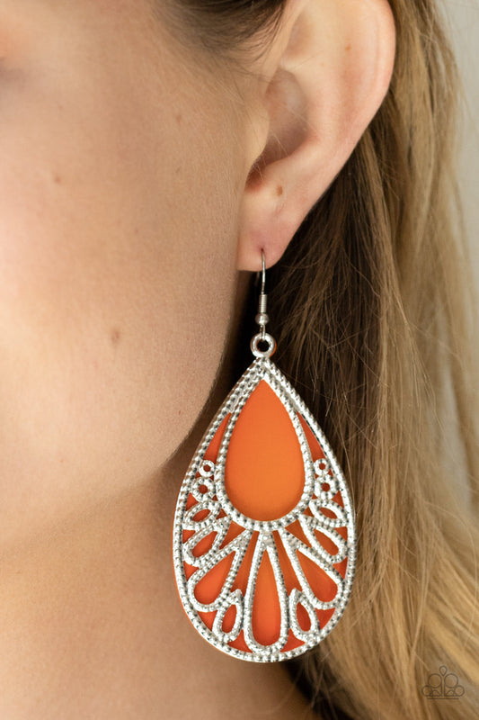 Loud and Proud Orange Earrings