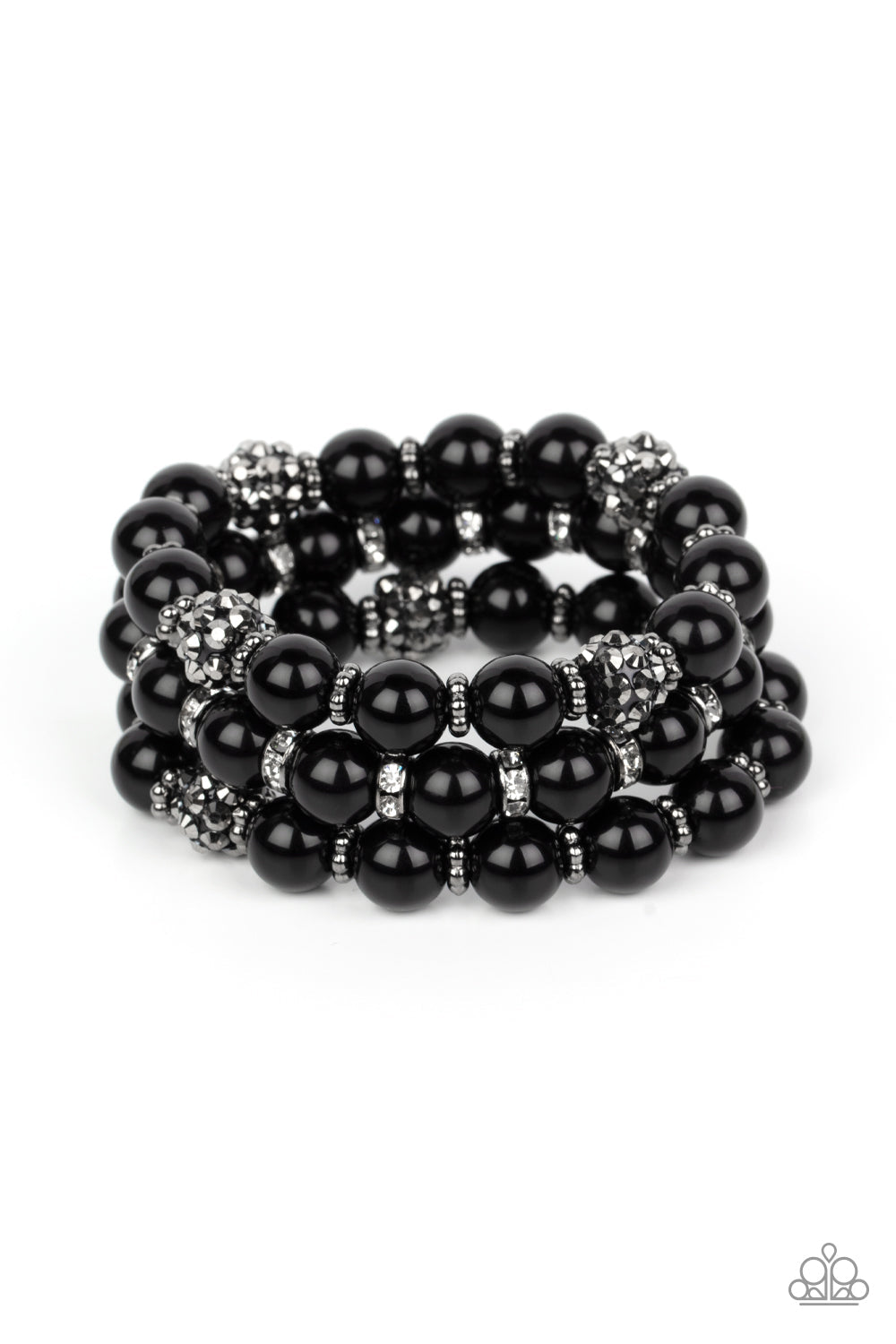 Poshly Packing Black Bracelet (Stretchy)