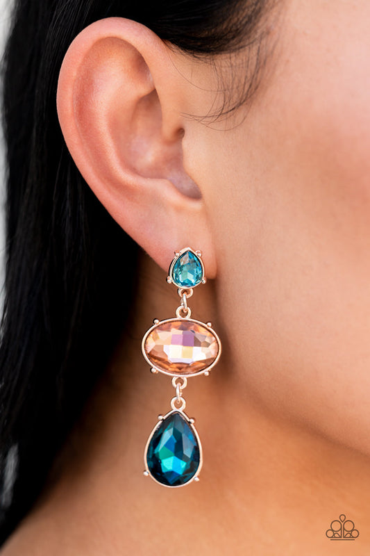 Royal Appeal Multi Earrings (Post Back)