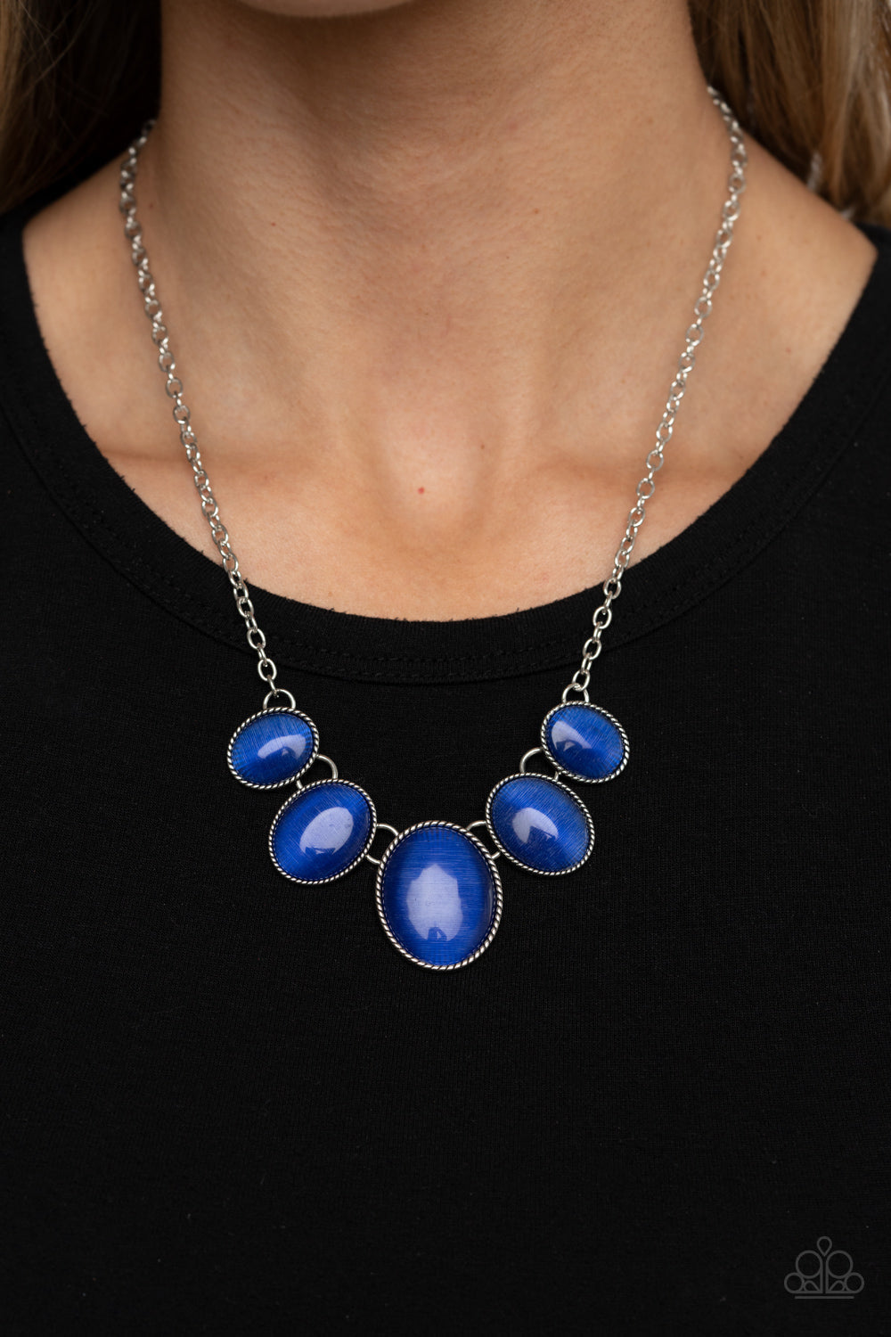 One Can Only GLEAM Blue Necklace