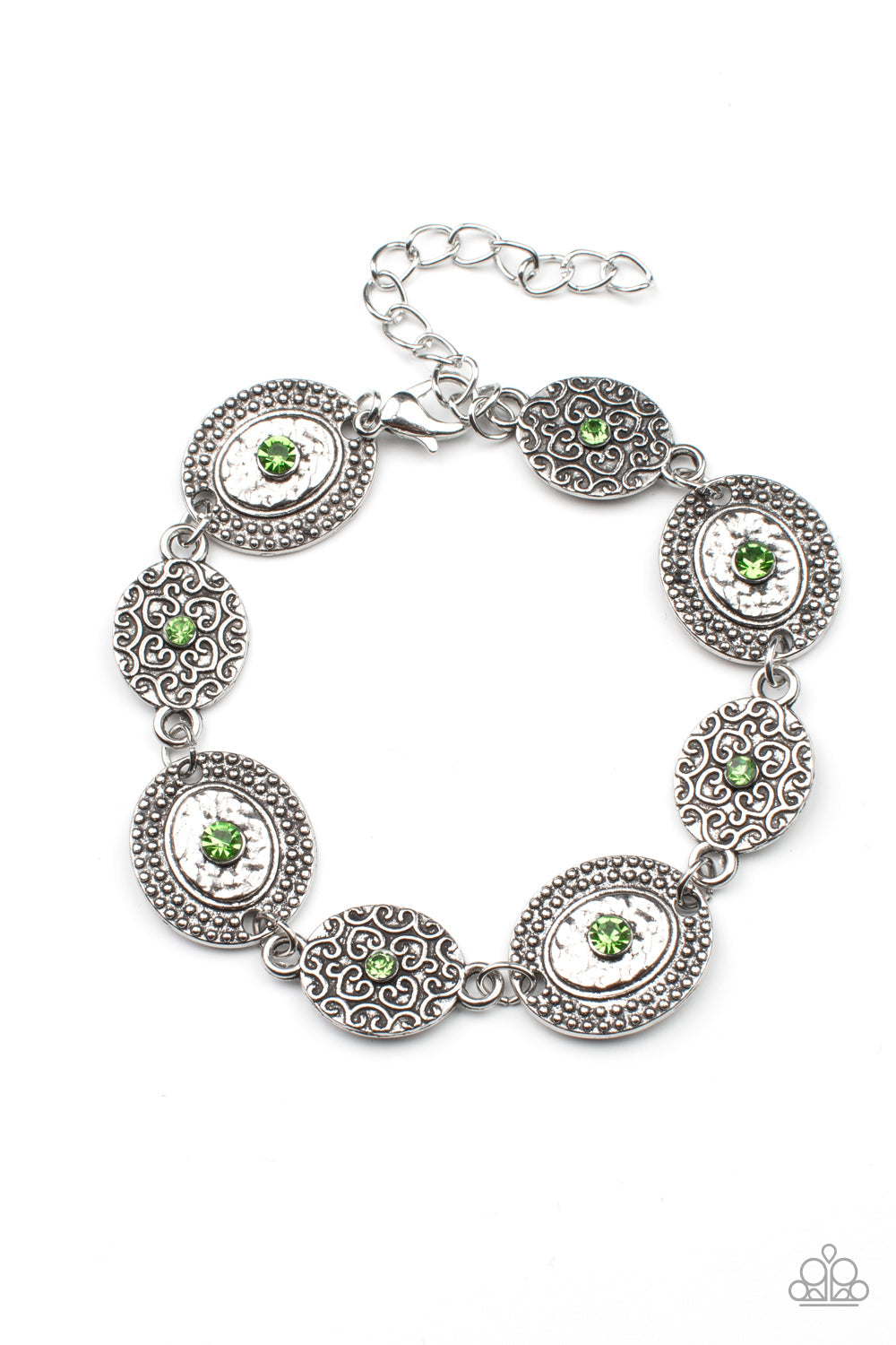 Secret Garden Glamour Green Bracelet (Clasp)