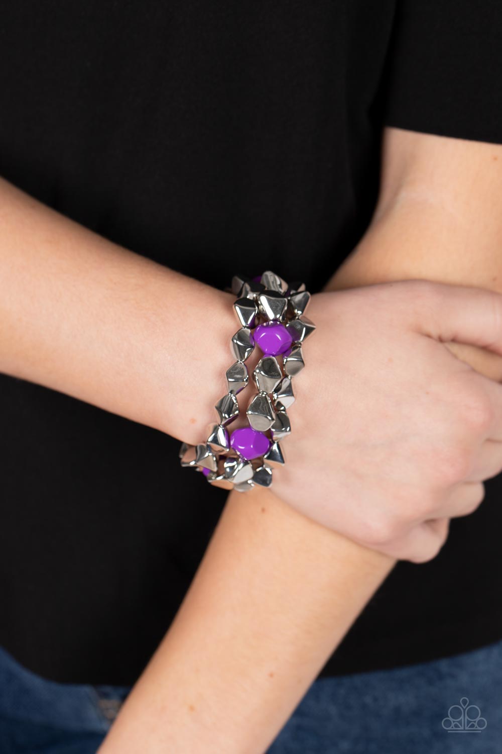 A Perfect TENACIOUS Purple Bracelet (Stretchy)