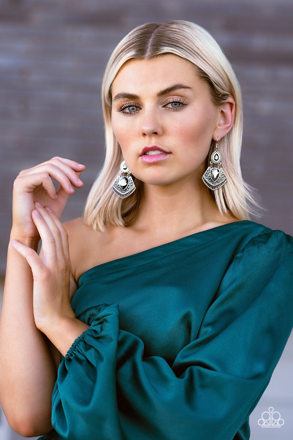 Royal Remix Silver Earrings