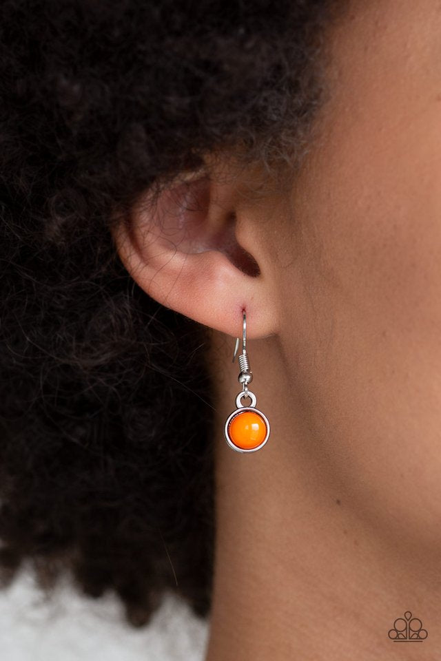 Tide Drifter Orange Necklace