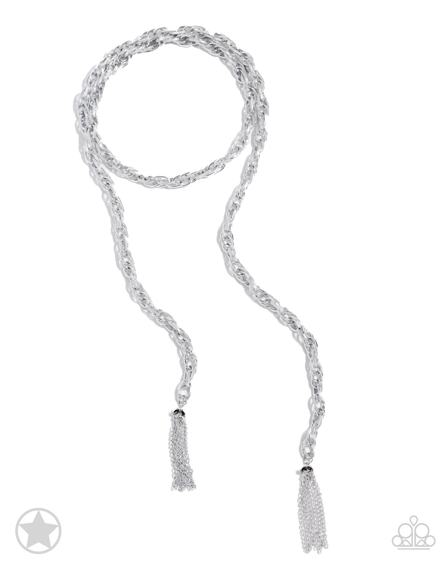 SCARFed for Attention Silver Necklace
