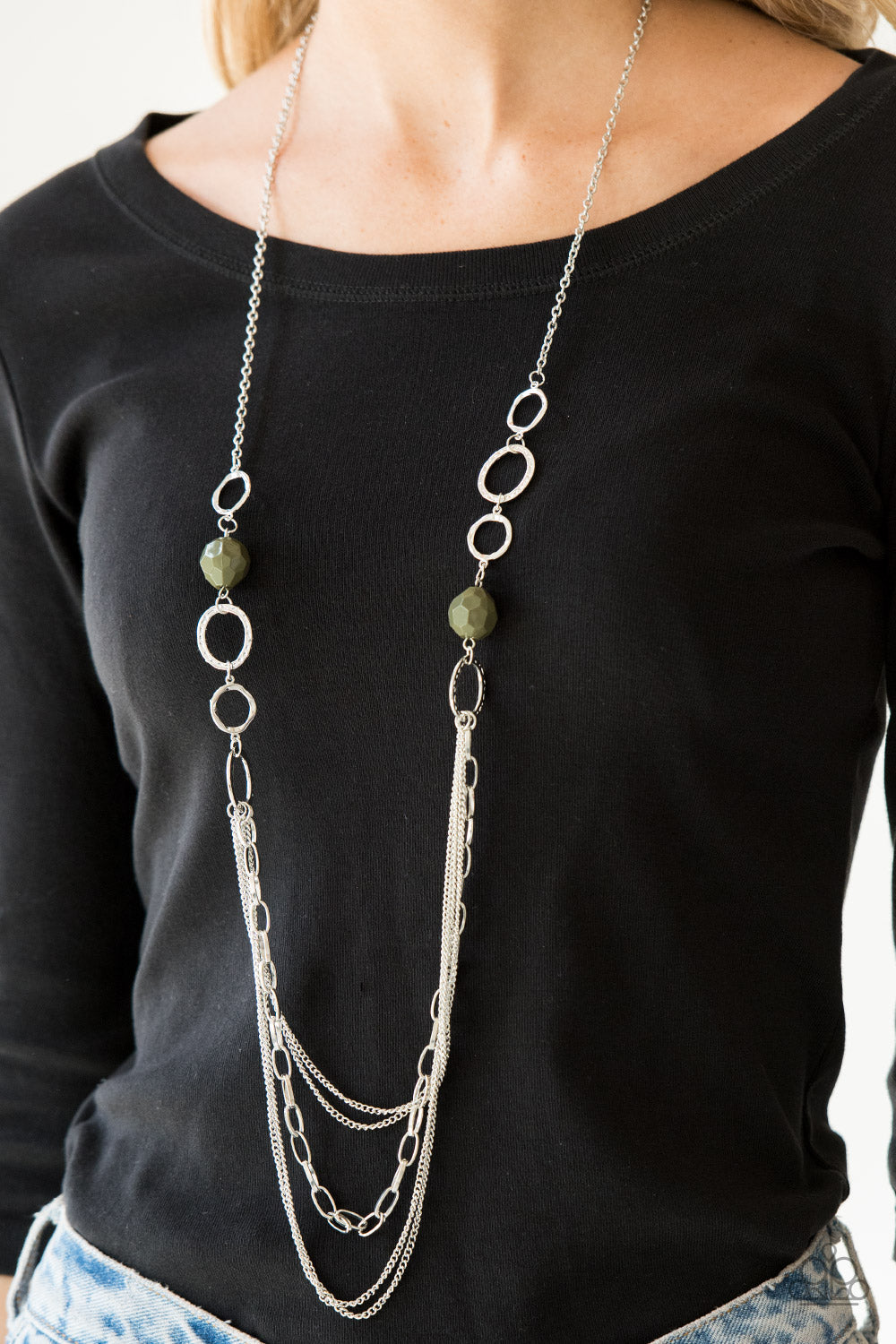 Margarita Masquerades Green Necklace