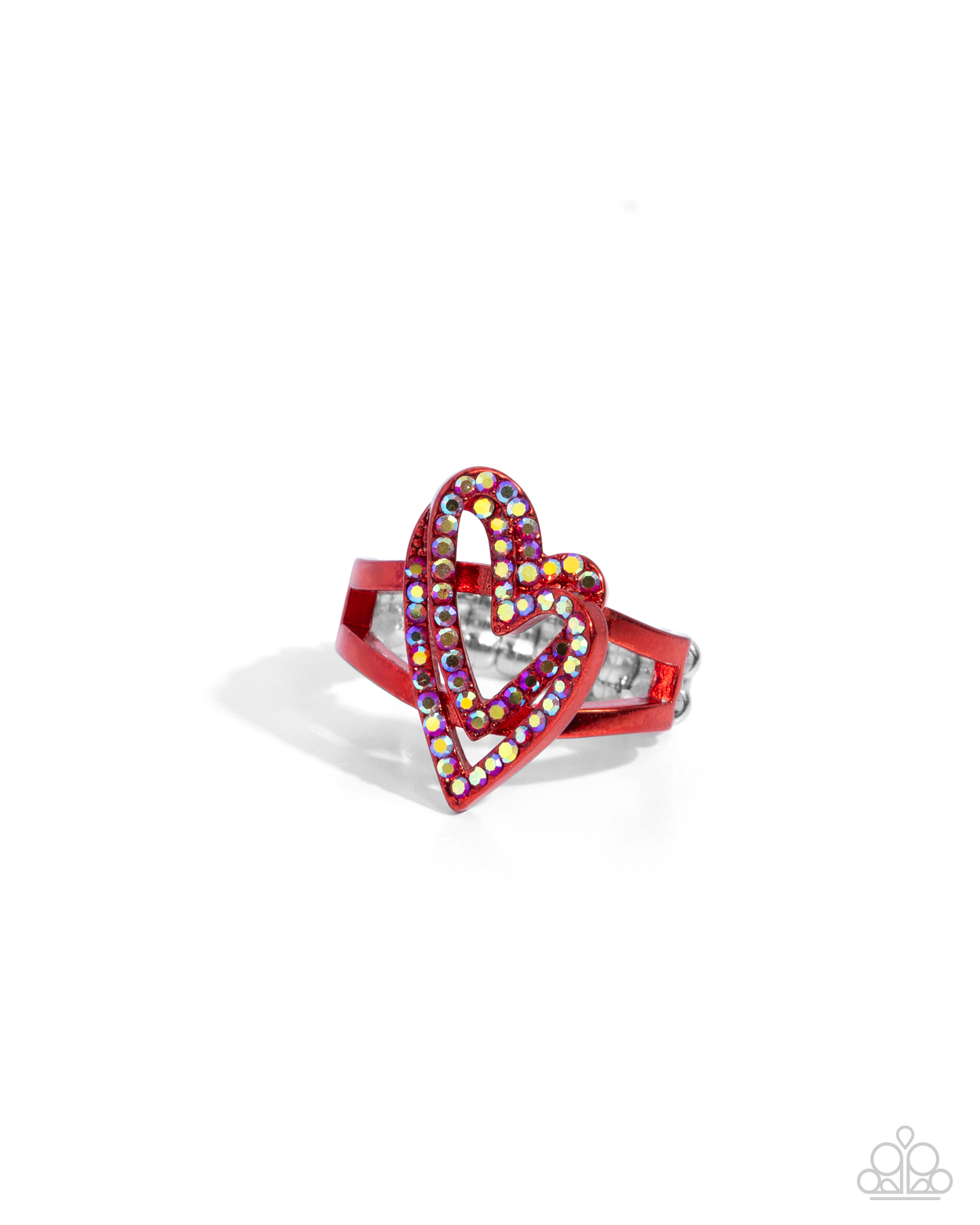 Hybrid Heart Red Ring