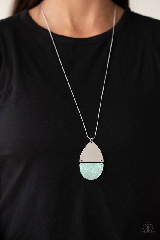 Rainbow Shore Blue Necklace